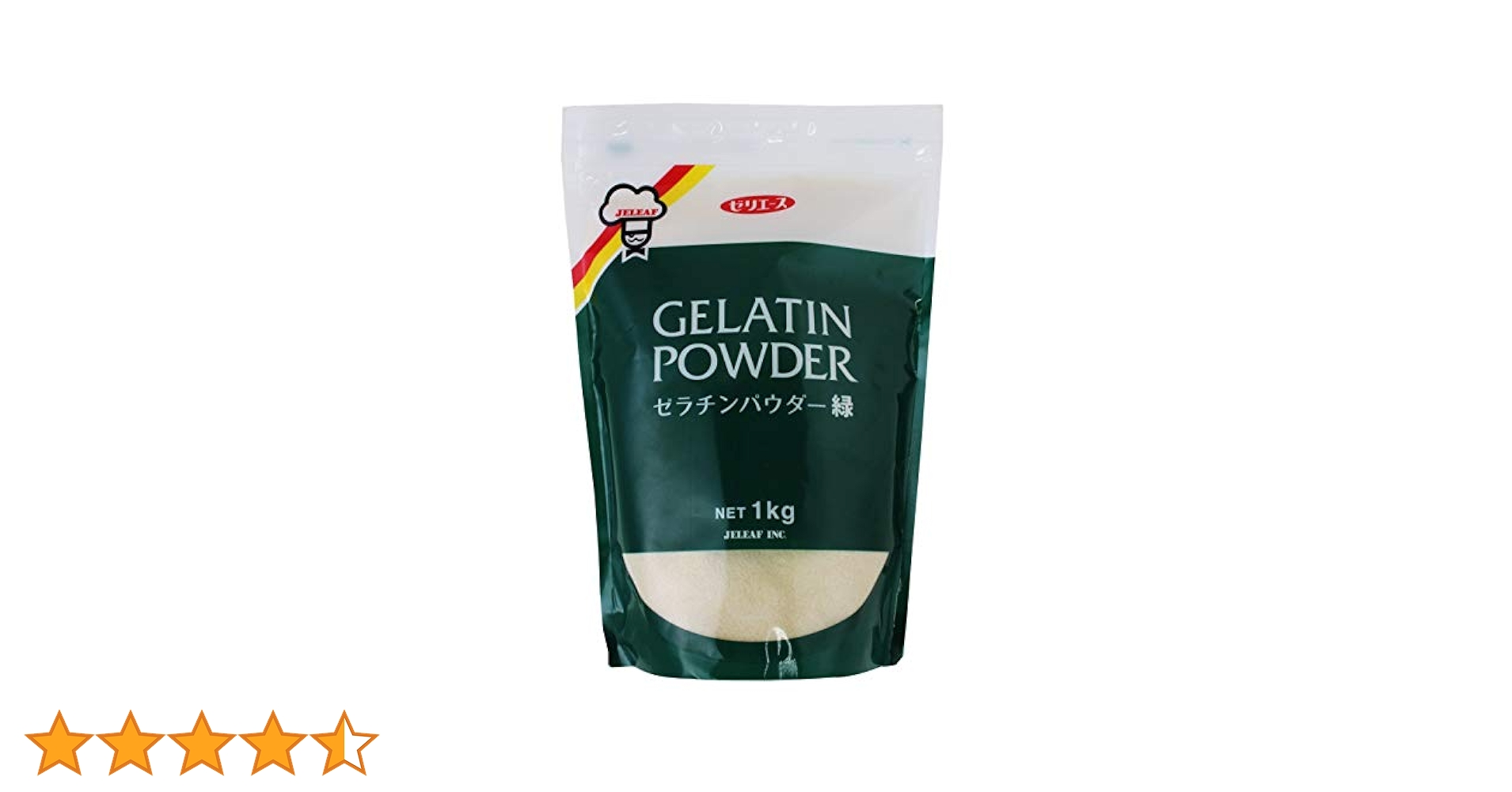 ２個セット ゼラチンパウダー　ジェルフ Amazon.co.jp: 【公式】ゼラチンパウダー緑 1kg×2袋セット
